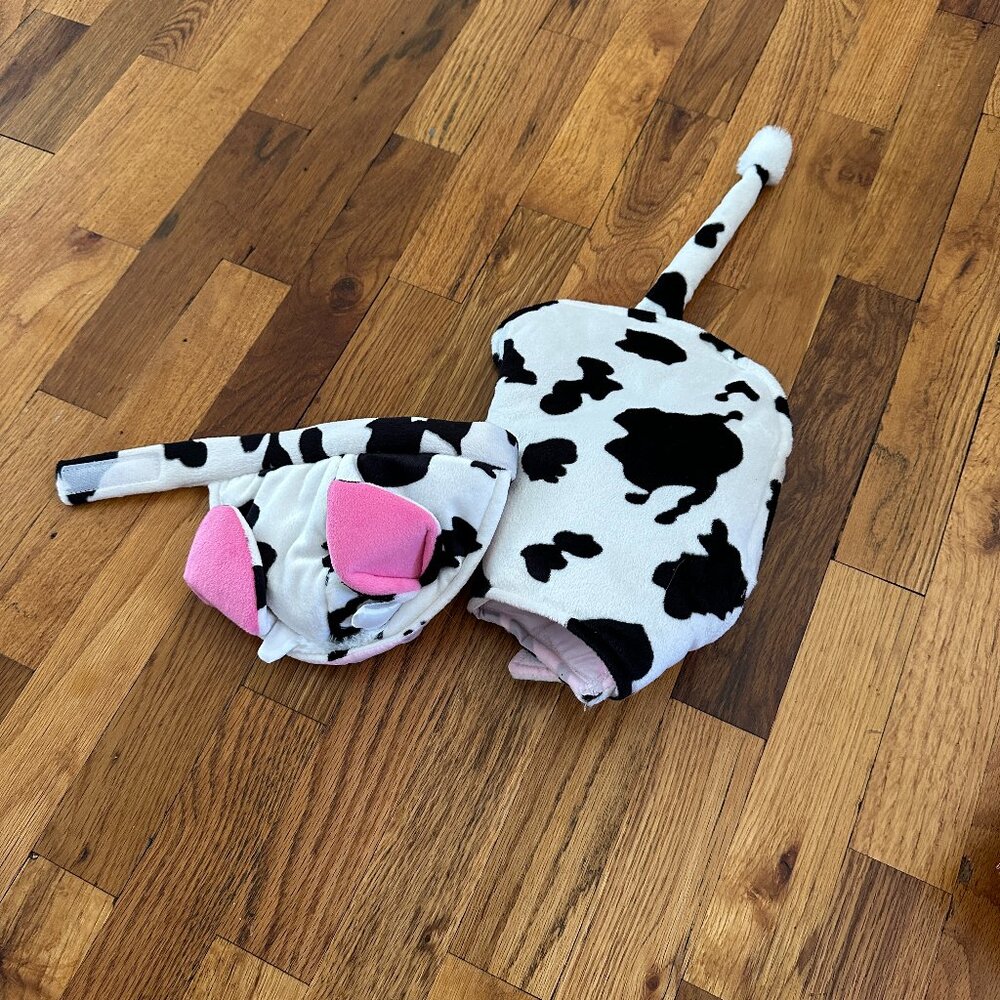 Small Dog or Cat Cow Halloween Costume